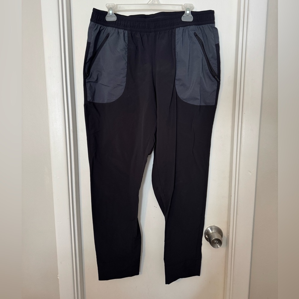 Zella Women's Black and Gray Track Pants size XL